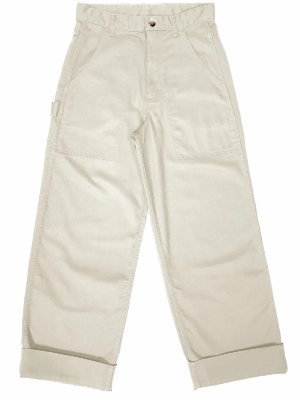 Curator SF Wide Leg Painter Pants, cream/natural, size XS